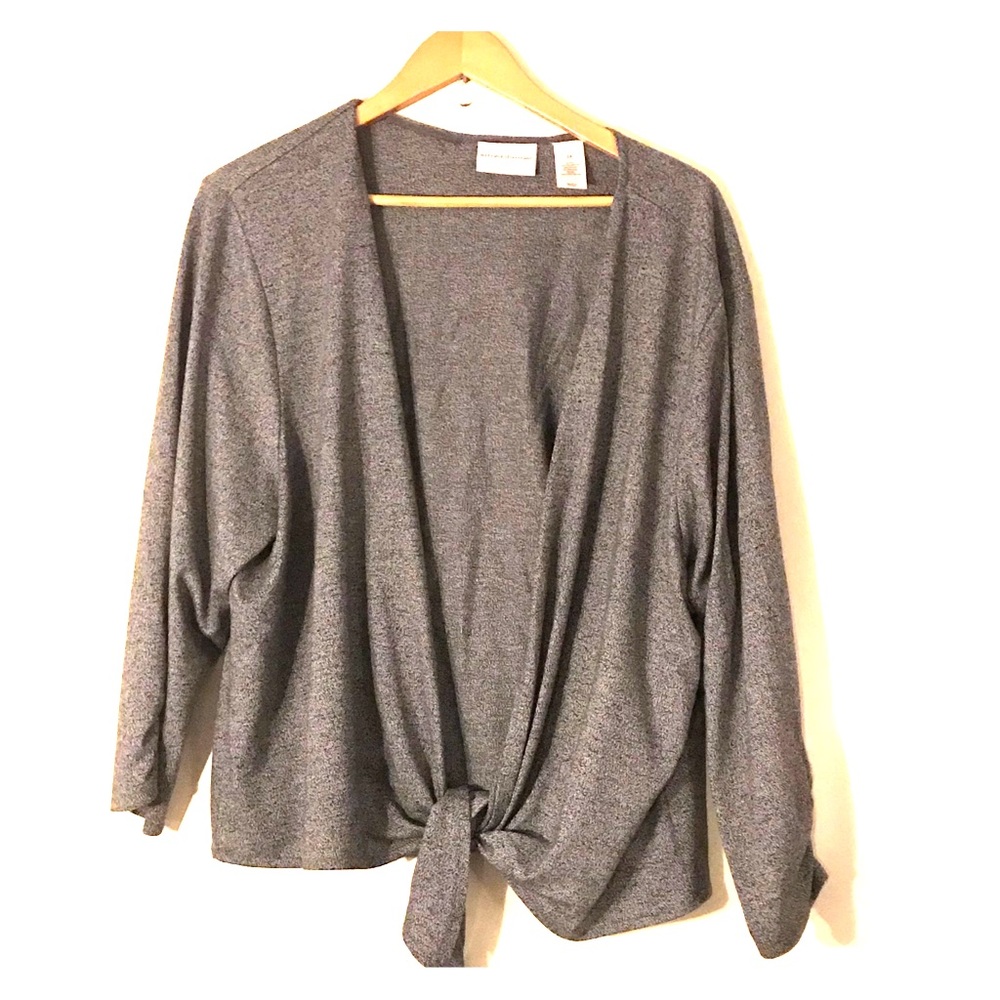 Alfred Dunner sweater tie in the front size 3x